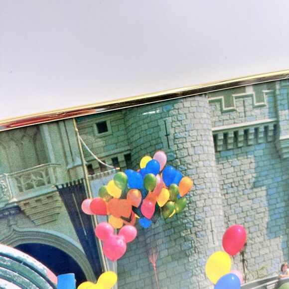 Vintage 80s 90s Mickey Mouse Walt Disney World Framed Poster Retro Souvenirs - Picture 7 of 7